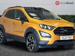 Yellow Used 2022 Ford Ecosport Active SUV | £12,250 (Fair price)