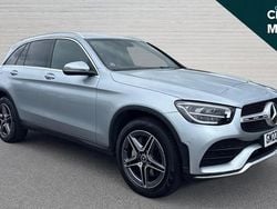 Silver Used 2022 Mercedes GLC300e AMG line SUV | £29,490 (Super price)