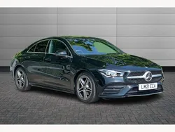 Cosmos black Used 2021 Mercedes CLA180 AMG line Sedan | £24,150 (Good price)