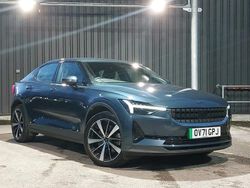Blue Used 2021 Polestar 2 Long Range Single Motor Hatchback | £17,698 (Fair price)