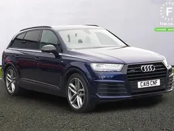 Blue Used 2019 Audi Q7 Black Edition SUV | £32,499 (Super price)