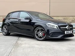 Black Used 2016 Mercedes A200 AMG line Hatchback | £9,295 (Fair price)