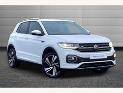 White Used 2022 VW T-Cross R-line SUV | £21,495 (Fair price)