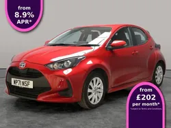 Red Used 2022 Toyota Yaris Hybrid Hatchback | £14,823 (Super price)