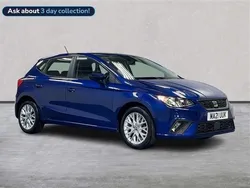Blue Used 2021 Seat Ibiza SE Technology Hatchback | £12,279 (Fair price)