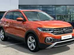 Energetic orange metallic Used 2022 VW T-Cross SEL SUV | £14,468 (Fair price)