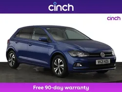 Blue Used 2021 VW Polo Match Hatchback | £12,449 (Fair price)