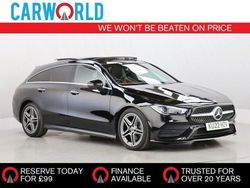 Black Used 2022 Mercedes CLA180 Shooting Brake AMG line Estate | £19,941 (Expensive)