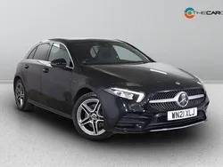 Black Used 2021 Mercedes A250 AMG line Hatchback | £16,975 (Good price)