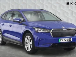 Blue Used 2022 Skoda Enyaq iV ecoSuite SUV | £19,448 (Fair price)