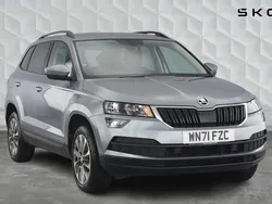 Business grey metallic Used 2021 Skoda Karoq SE Drive SUV | £15,300 (Fair price)