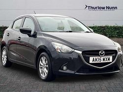 Black Used 2015 Mazda 2 Hatchback | £4,808 (Fair price)