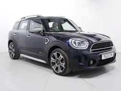 Blue and black Used 2021 Mini Cooper S Countryman Exclusive SUV | £22,000 (Fair price)