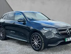 Metallic paint graphite grey Used 2020 Mercedes EQC400 AMG line SUV | £23,495 (Fair price)