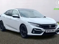 White Used 2020 Honda Civic Sport Hatchback | £15,599 (Fair price)