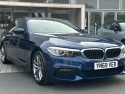 Blue Used 2019 BMW 520 M Sport Estate | £26,499 (Fair price)