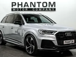Silver Used 2022 Audi Q7 Black Edition SUV | £35,250 (Fair price)