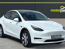 Pearl white multicoat Used 2023 Tesla Model Y SUV | £25,750 (Good price)