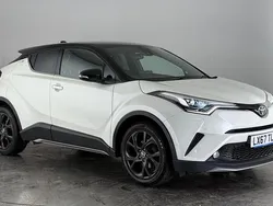 White Used 2017 Toyota C-HR SUV | £12,100 (Fair price)