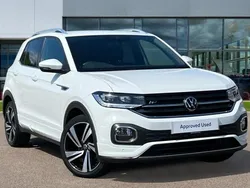 Pure white Used 2021 VW T-Cross R-line SUV | £18,577 (Good price)