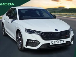 White Used 2023 Skoda Octavia vRS Hatchback | £24,949 (A bit pricey)