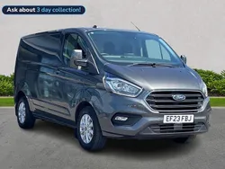 Grey Used 2023 Ford Transit Custom Limited Van | £21,390 (Expensive)