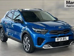 Blue Used 2021 Kia Stonic 4 SUV | £12,383 (Fair price)
