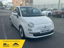 White Used 2012 Fiat 500 Lounge Hatchback | £3,599 (Good price)