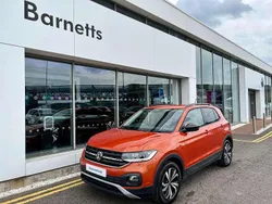 Orange Used 2022 VW T-Cross Black Edition SUV | £16,999 (Fair price)