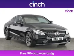 Black Used 2020 Mercedes C220 AMG line Coupe | £17,499 (Fair price)