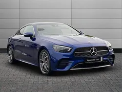 Blue Used 2020 Mercedes E220 AMG Line Premium Coupe | £24,950 (Fair price)
