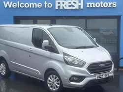 Moondust silver (metallic paint) Used 2022 Ford Transit Custom Limited Van | £12,990 (Good price)