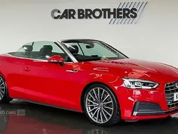 Red Used 2017 Audi A5 Cabriolet S-Line Cabriolet | £16,795 (Fair price)