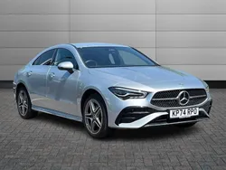 High tech silver Used 2024 Mercedes CLA250e Executive Sedan | £29,990 (Fair price)
