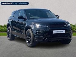 Black Used 2025 Land Rover Range Rover evoque SUV | £41,259