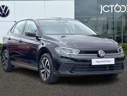 Black Used 2024 VW Polo Life Hatchback | £18,077 (Fair price)