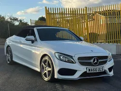 White Used 2016 Mercedes C250 AMG Line Premium Plus Cabriolet | £13,694 (Fair price)