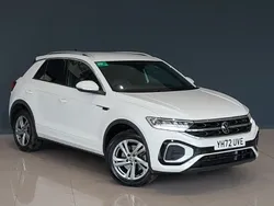 White Used 2022 VW T-Roc R-line SUV | £26,998 (Fair price)
