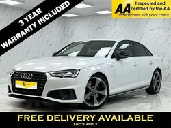 White Used 2019 Audi A4 Black Edition Sedan | £15,695 (Fair price)