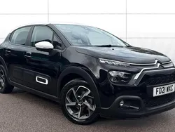 Black Used 2021 Citroën C3 PureTech Hatchback | £9,973 (Fair price)