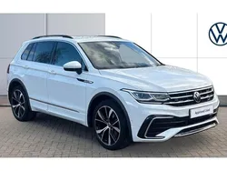 White Used 2021 VW Tiguan R-line SUV | £25,091 (A bit pricey)