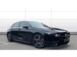 Black Used 2019 Mercedes A35 AMG Premium Plus Hatchback | £26,853 (Fair price)