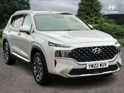 White Used 2022 Hyundai Santa Fe Ultimate SUV | £30,195 (Fair price)