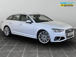 White Used 2019 Audi A4 S-Line Estate | £14,595 (Good price)