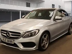 Silver Used 2017 Mercedes C250 AMG Line Premium Plus Sedan | £15,495 (Fair price)
