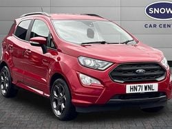 Red Used 2022 Ford Ecosport ST-Line SUV | £12,599 (Good price)