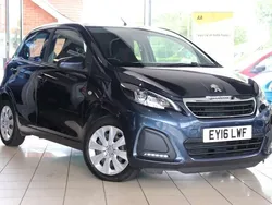 Blue Used 2016 Peugeot 108 Active Hatchback | £8,630 (Fair price)