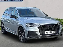 Silver Used 2023 Audi Q7 Black Edition SUV | £49,116 (Fair price)