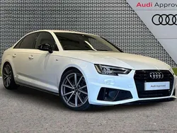 White Used 2019 Audi A4 Black Edition Sedan | £18,495 (A bit pricey)