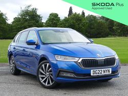 Race blue metallic Used 2022 Skoda Octavia SE L Estate | £19,995 (A bit pricey)